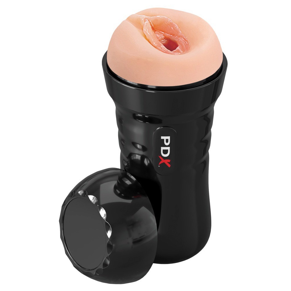 Різне - Мастурбатор Вагіна в чорній колбі Pipedream PDX Extreme Wet Pussies, що самозмазується 2