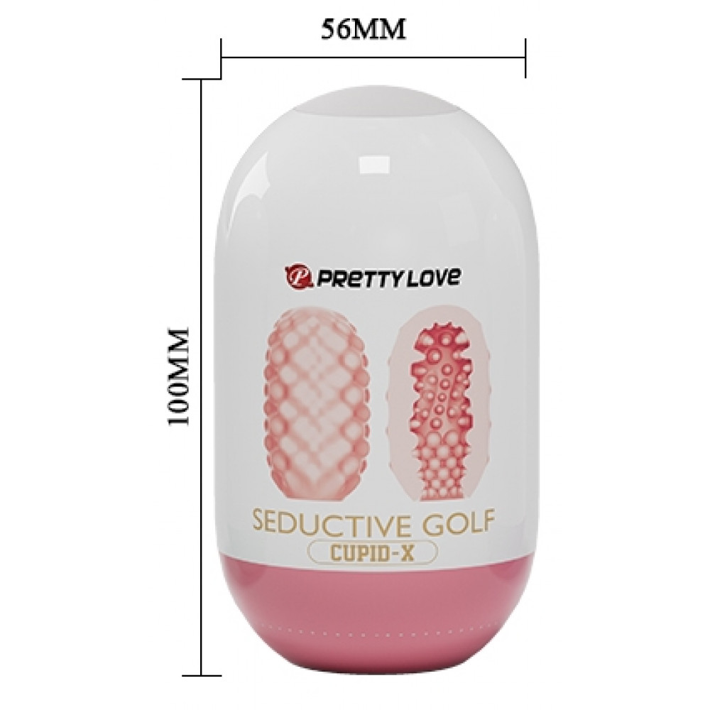 Різне - Мастурбатор яйце Pretty Love - Seductive Golf Cupid-x, BI-014931-2 3