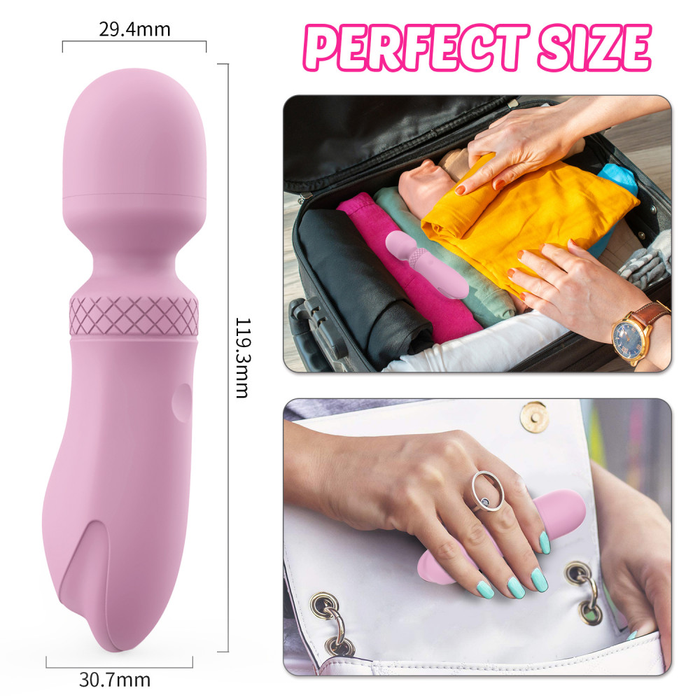 Для LGBTQ+ - Міні-вібратор-мікрофон Every Night Toys Scarlett лавандовий, 10 режимів вібрації 4