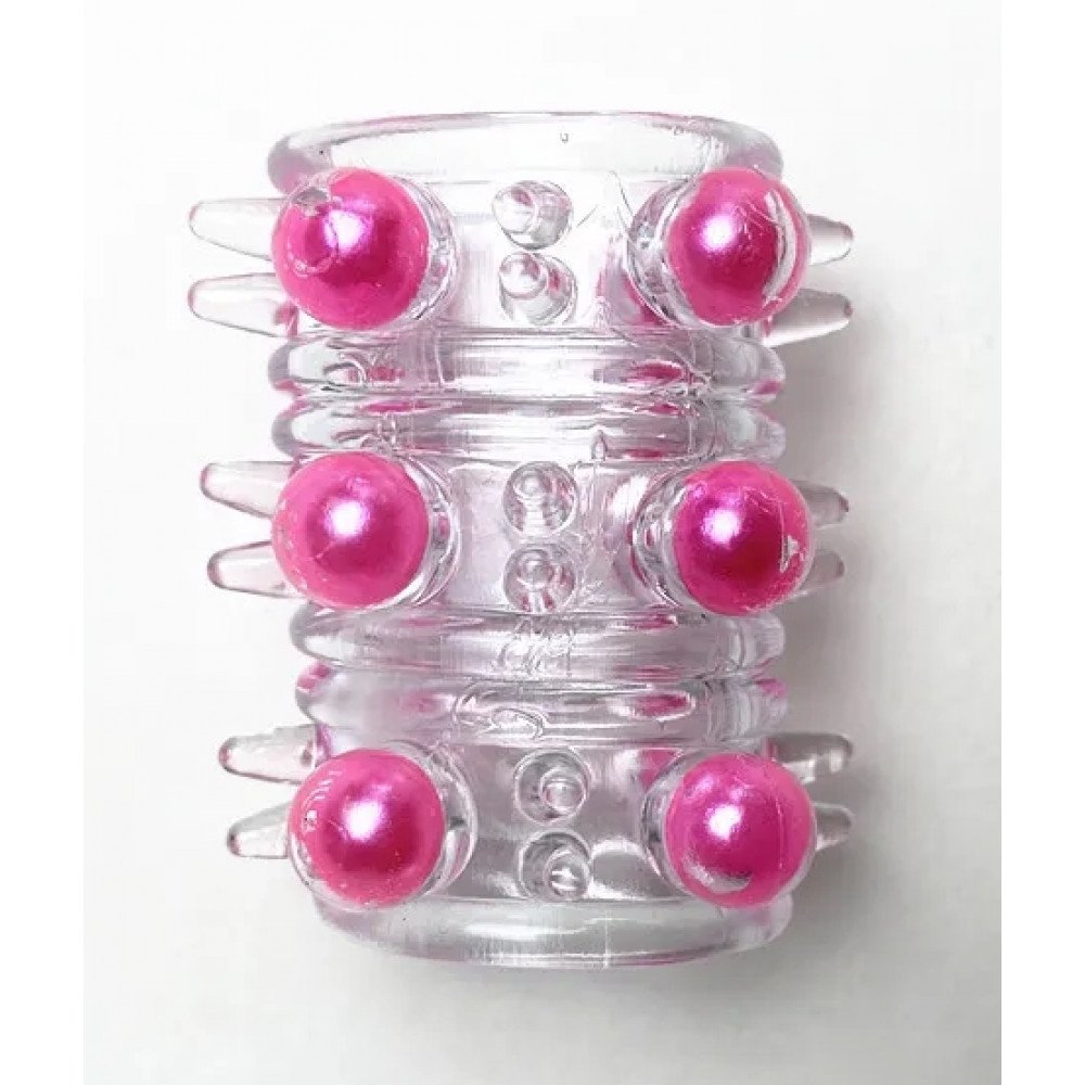 Разное - Насадка стимулирующая AR028-01 Pink, ( 1 шт )