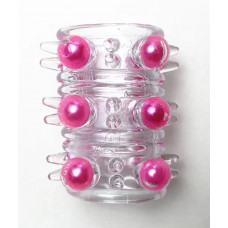 Насадка стимулирующая AR028-01 Pink, ( 1 шт )