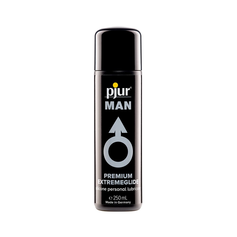 Смазки для мужчин - Густая силиконовая смазка pjur MAN Premium Extremeglide 250 мл с длительным эффектом, экономная