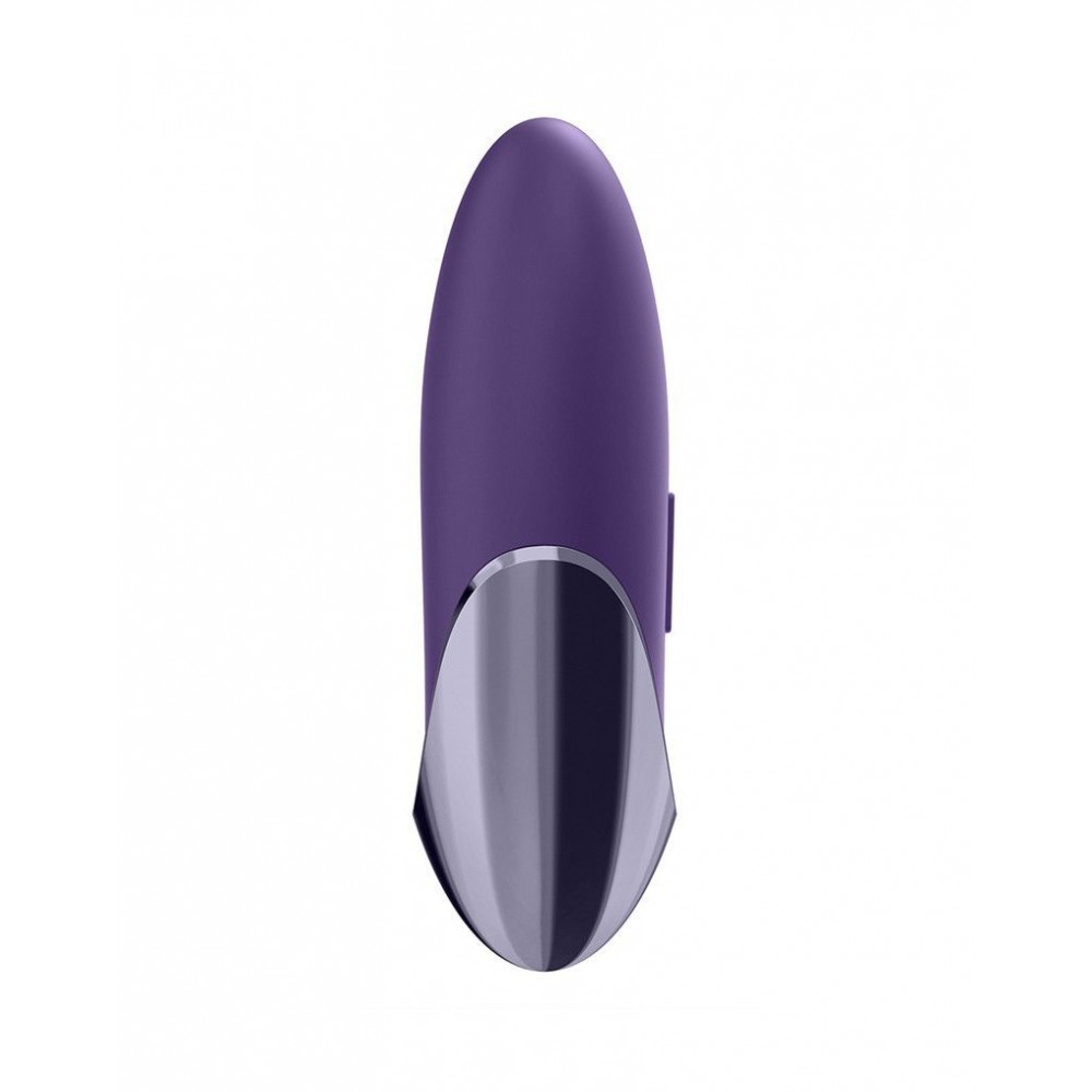 Клиторальный вибратор - Мощный вибратор Satisfyer Lay-On - Purple Pleasure, водонепроницаемый,15 режимов работы 4