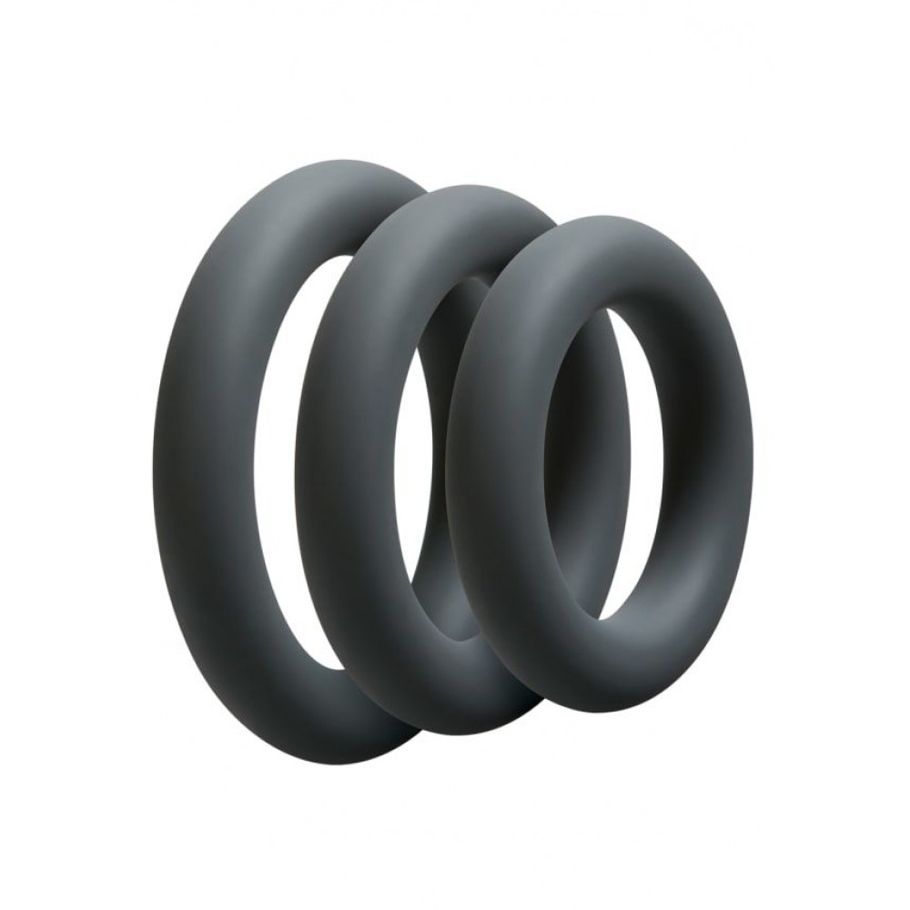 Эрекционное кольцо - Набор эрекционных колец Doc Johnson OptiMALE 3 C-Ring Set Thick