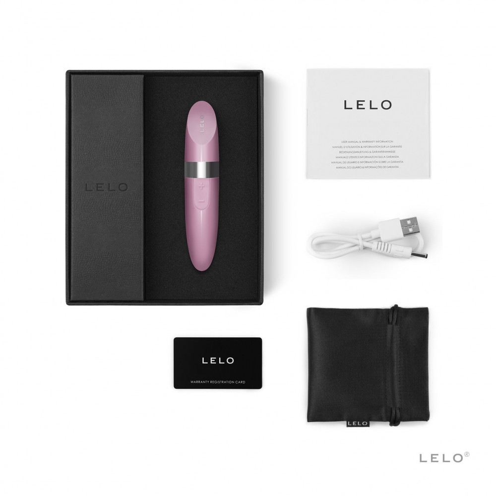 Клиторальный вибратор - Шикарная вибропуля LELO Mia 2 Petal Pink, 6 режимов, мощные вибрации, водонепроницаемая 3