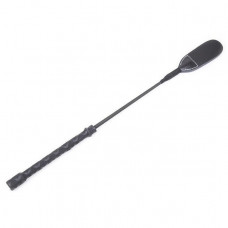 Стек DS Fetish экокожа Whip PU Leather riding crop, черный, 45 см