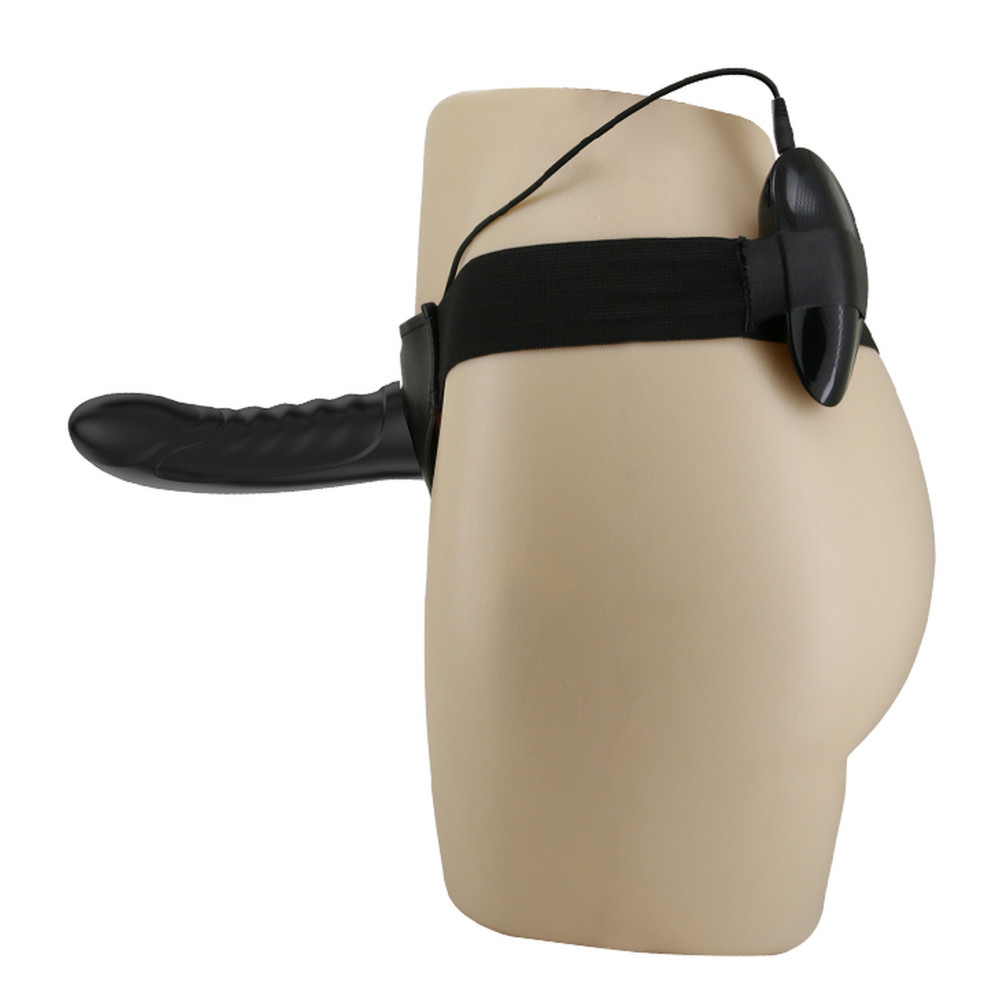 Різне - Страпон фаллопротез з вібрацією Pretty Love Marvin чорний, 16.2 х 4.2 см 3