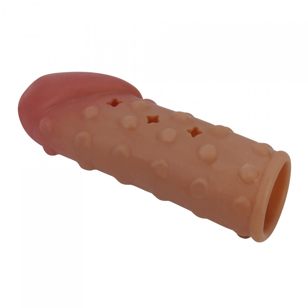  - Стимулирующая насадка на пенис Pretty Love - Penis Sleeve TPR, BI-026274 3