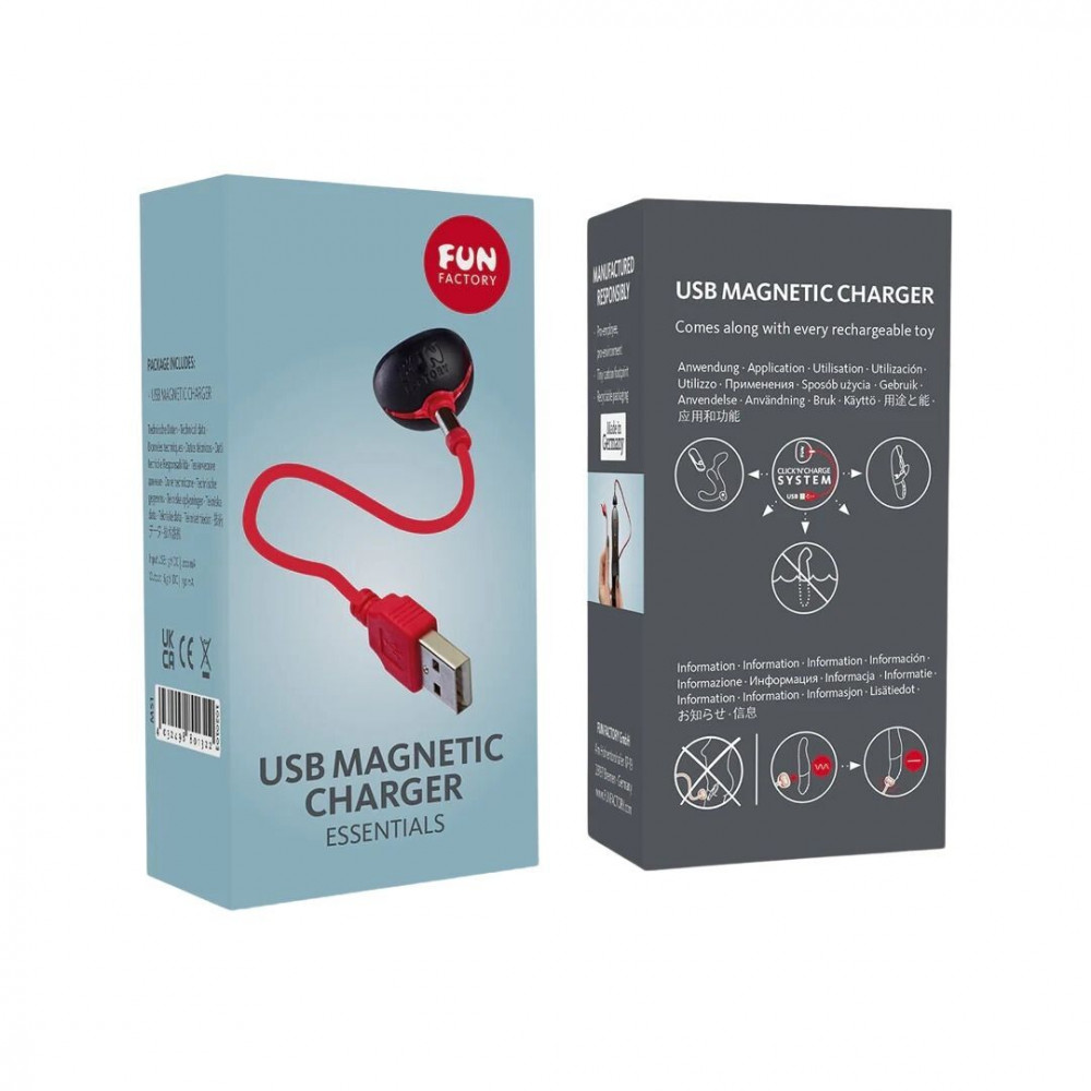 Різне - Магнітний кабель для заряджання Fun Factory USB MAGNETIC CHARGER, з індикатором 5