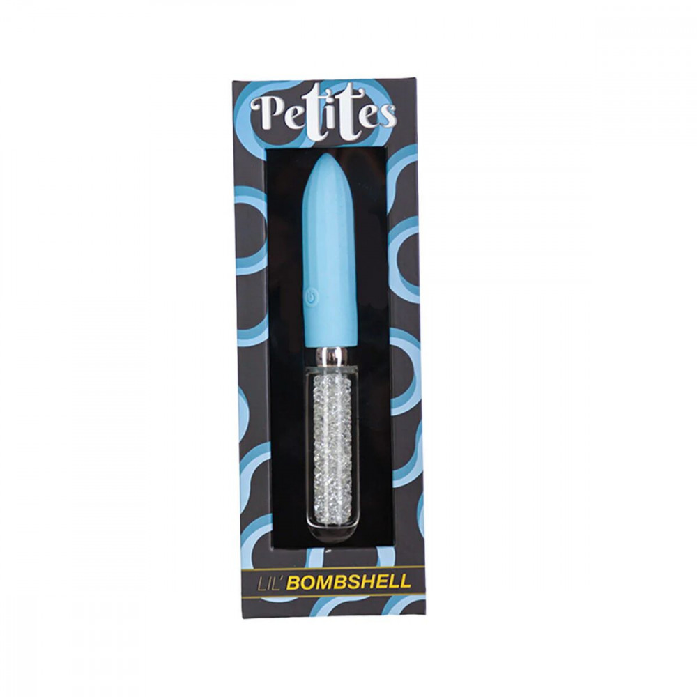 Вібропулі та міні-вібратори - Вібратор Petites Lil’ Bombshell Vibrator - Blue 5