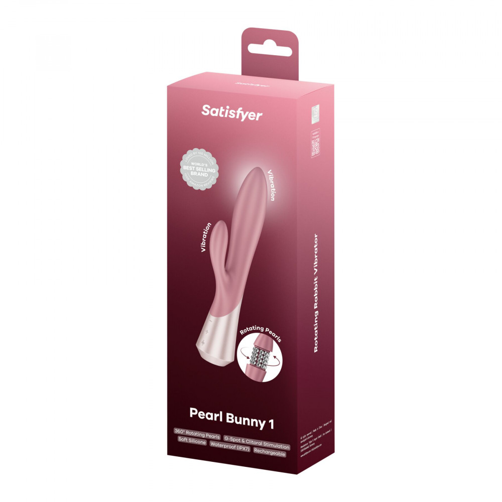 Вібратор-кролик - Вібратор-кролик Satisfyer Pearl Bunny 1 7