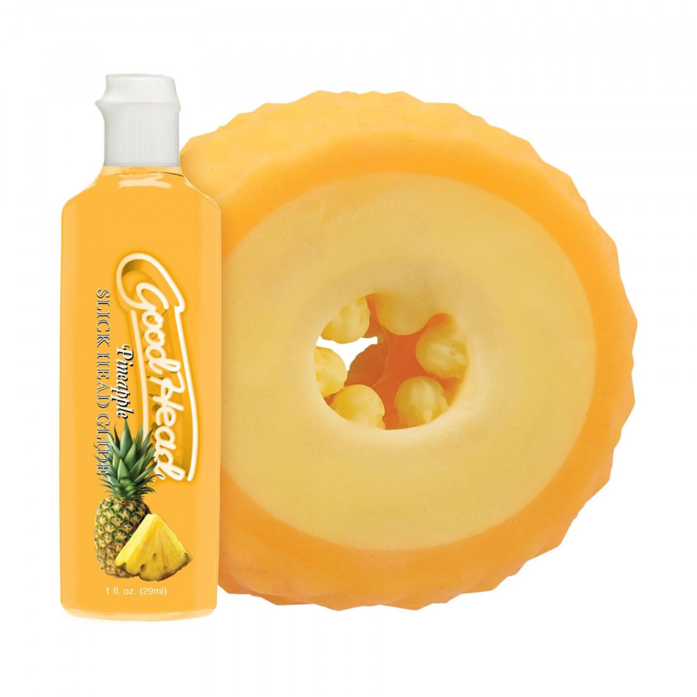Оральные смазки - Набор для минета Doc Johnson GoodHead Pineapple Blowjob Set