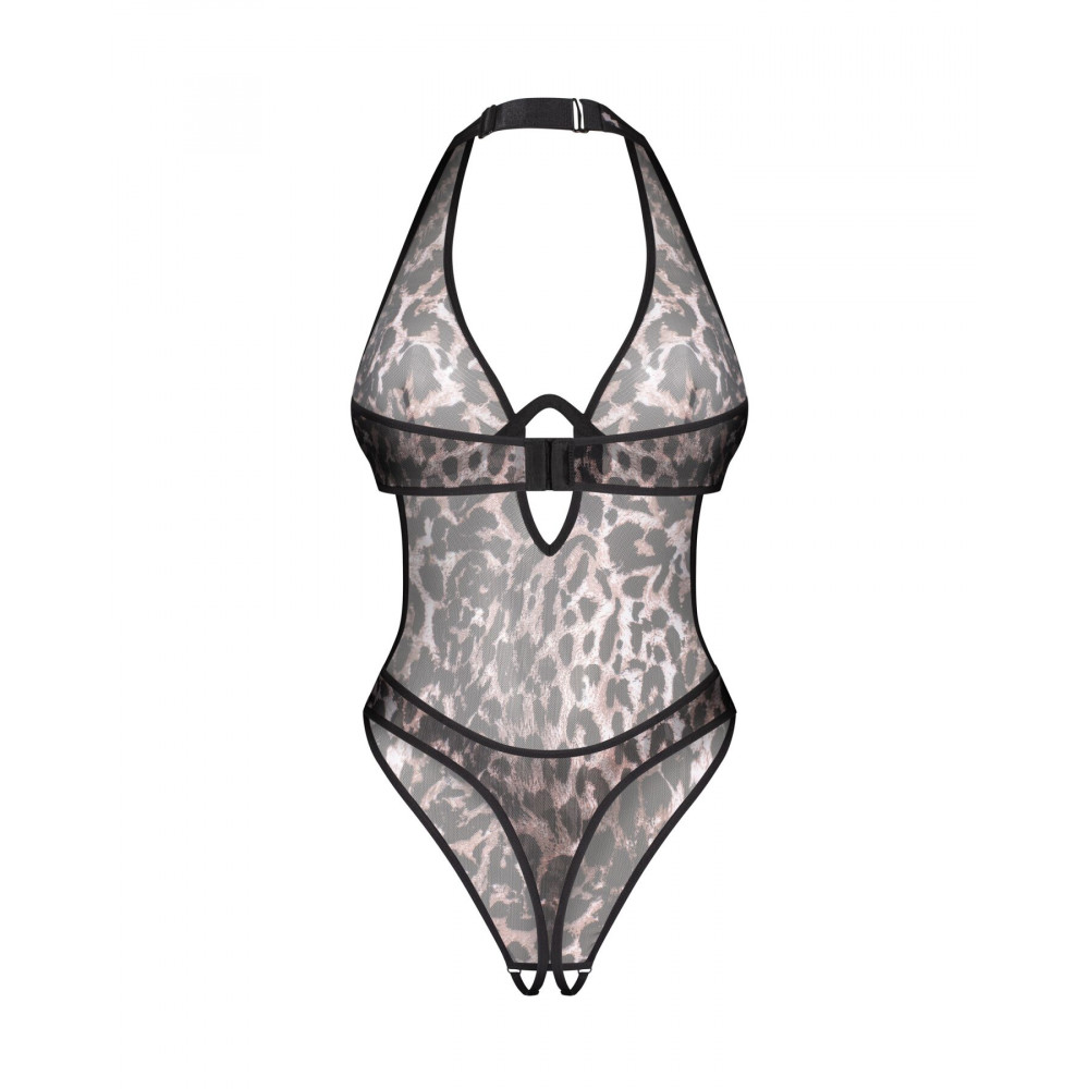 Жіноча еротична білизна - Боді Obsessive Addia crotchless teddy L/XL 7