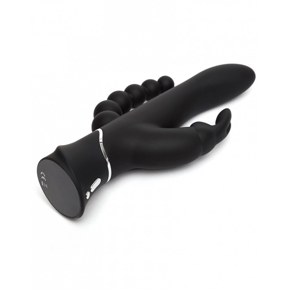 Вибратор-кролик - Тройной вибратор Happy Rabbit Triple Curve 5