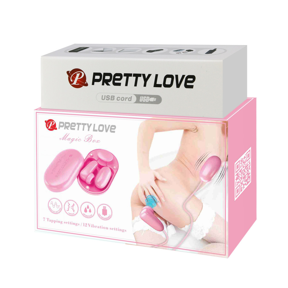 Різне - Вакуумний стимулятор з віброяйцем PRETTY LOVE - Magic Box Pink, BI-300055 9