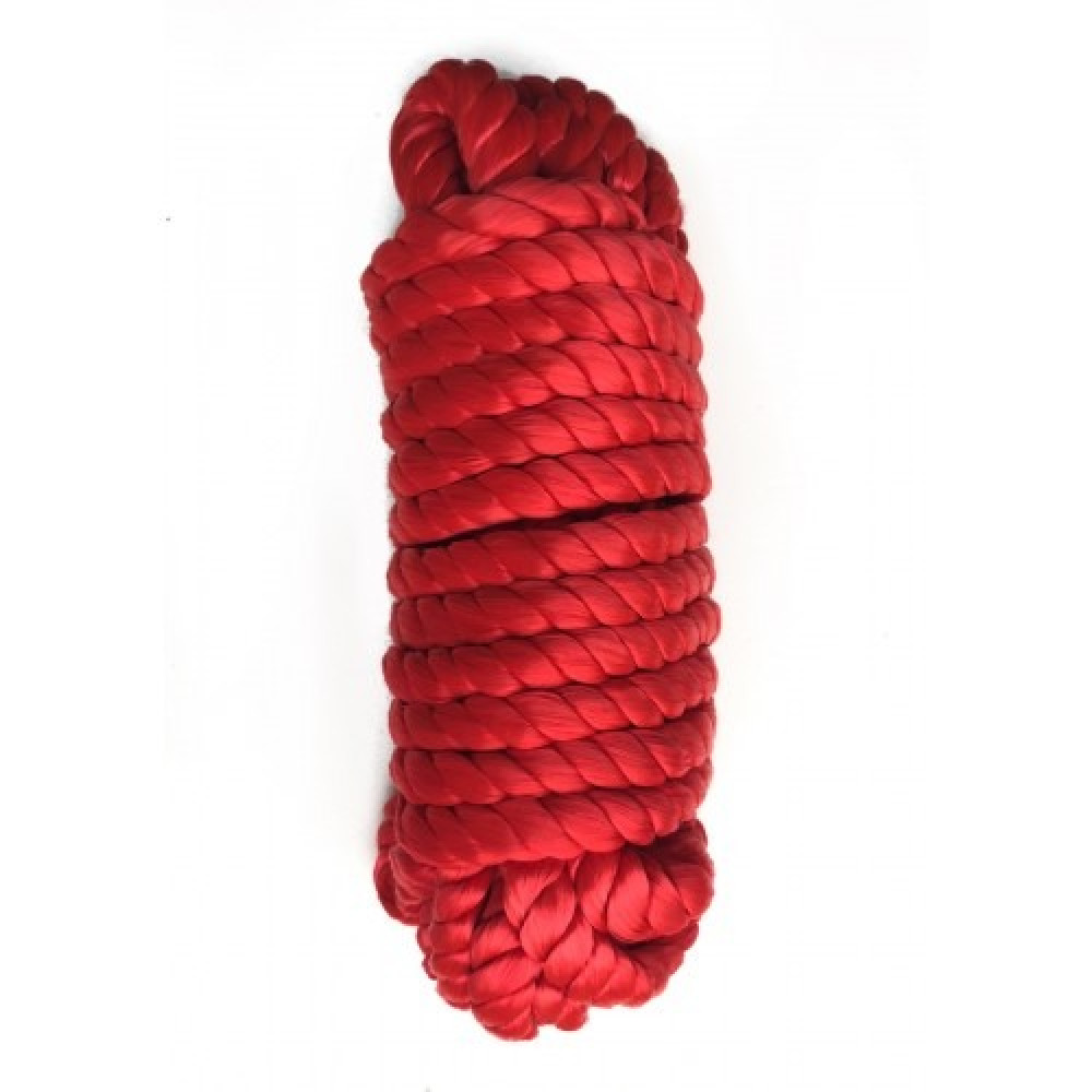 БДСМ игрушки - Веревка для связывания 5 метров, красная 1