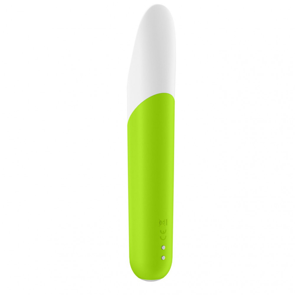 Клиторальный вибратор - Минивибратор с гибким язычком Satisfyer Ultra Power Bullet 7 Green 4