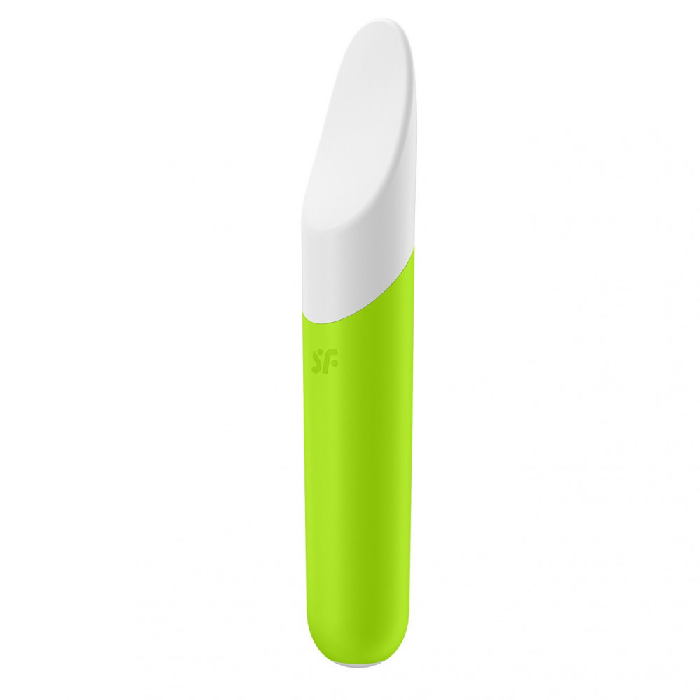 Клиторальный вибратор - Минивибратор с гибким язычком Satisfyer Ultra Power Bullet 7 Green 6