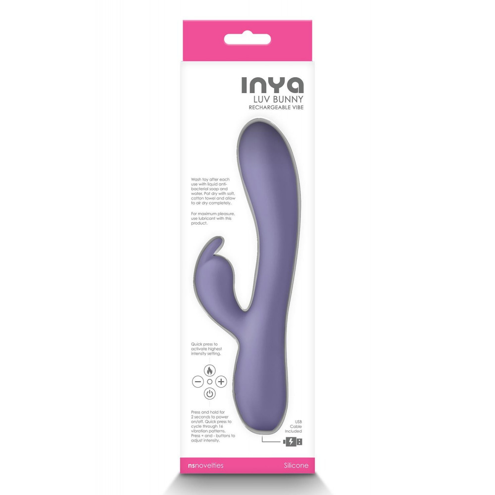  - Вібратор кролик NS Novelties INYA LUV BUNNY PURPLE