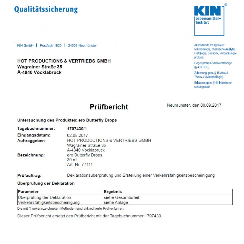 Возбуждающие препараты - Возбуждающие капли для двоих ERO Butterfly Flirt Drops, 30 мл 4