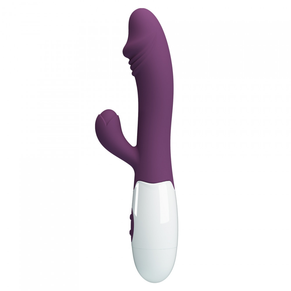 Вибратор-кролик - Вибратор-кролик для точки G PRETTY LOVE SNAPPY фиолетовый, 19 х 3.2 см 3
