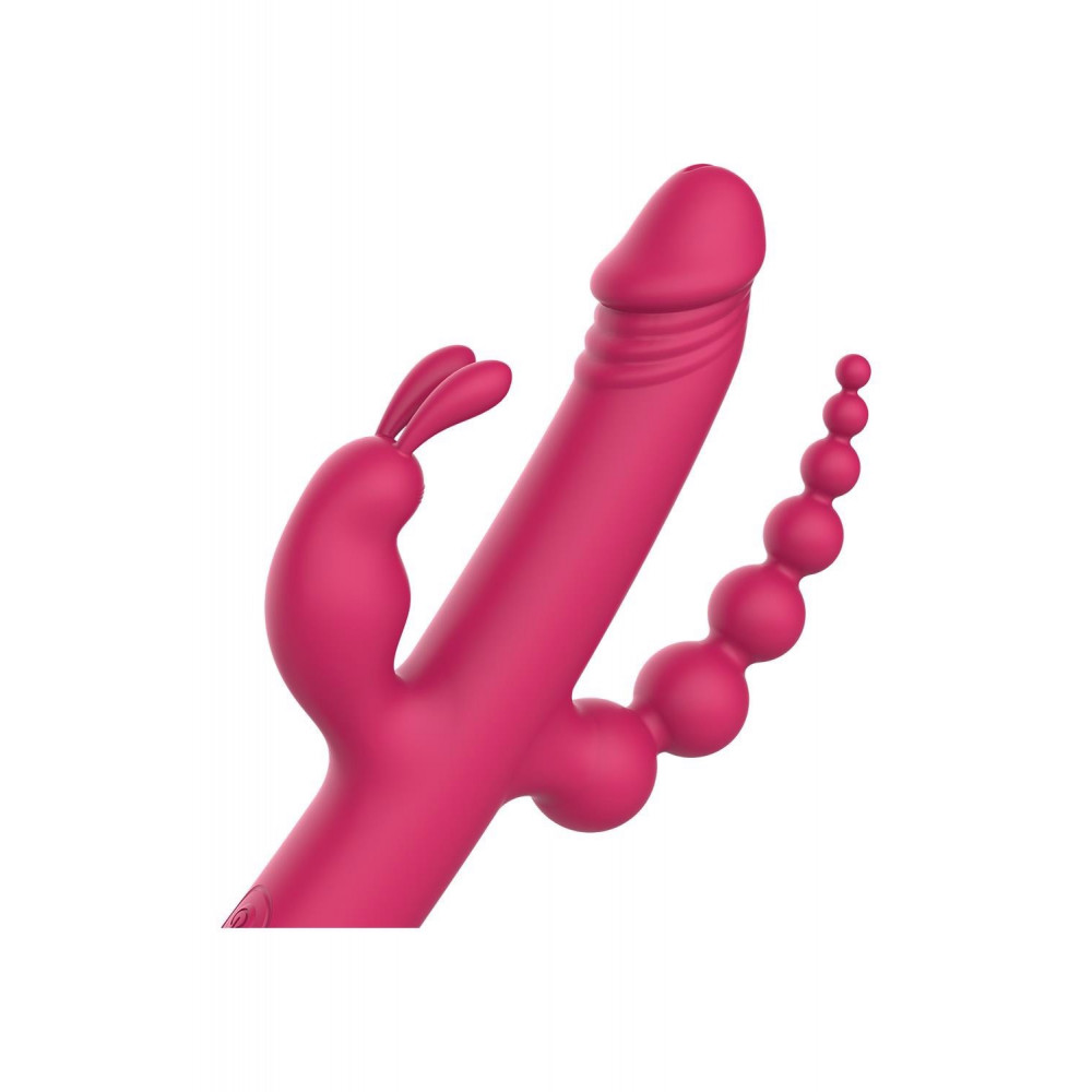 Двусторонние дилдо и фаллоимитаторы - Вибратор Dreamtoys Anywhere Pleasure Vibe, розовый, 3,5 см 2