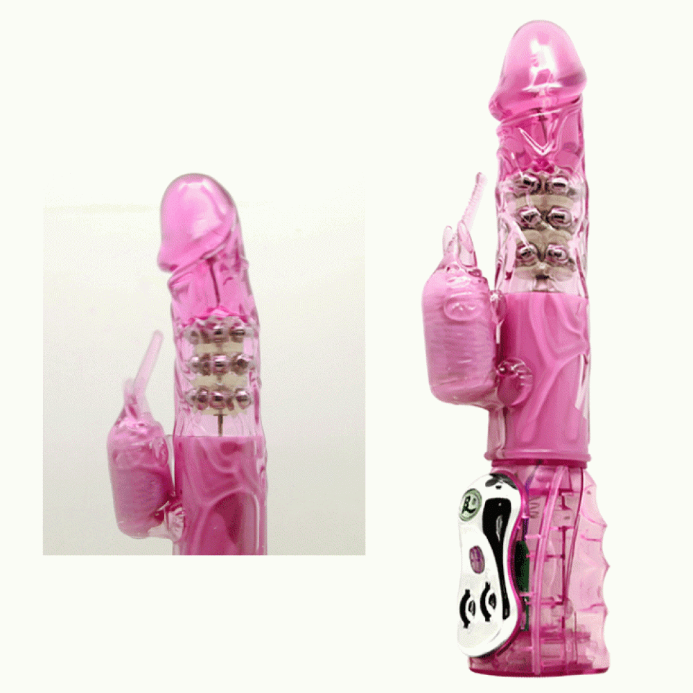 Різне - Вібратор із стимулятором клітора та функцією ротації BAILE - TRAVEL PARTNER, BW-020007 3