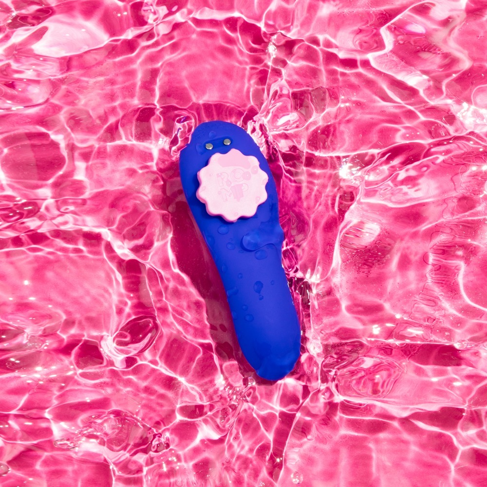 Різне - Вібратор у трусики ROMP Party з бездротовим пультом керування, синій 7