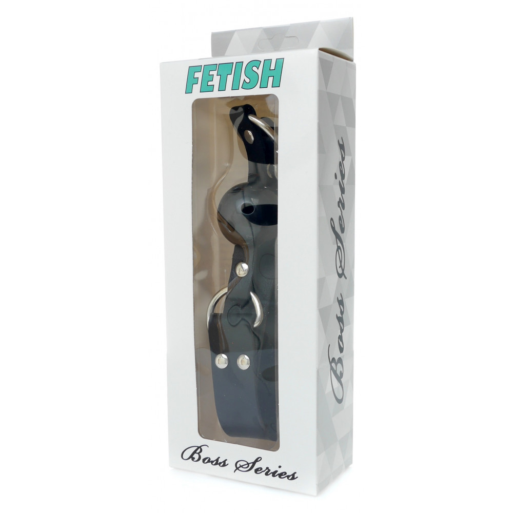 Электростимуляторы - Кляп Fetish Boss Series - Ball Gag rubber Black 2, BS6100033 2