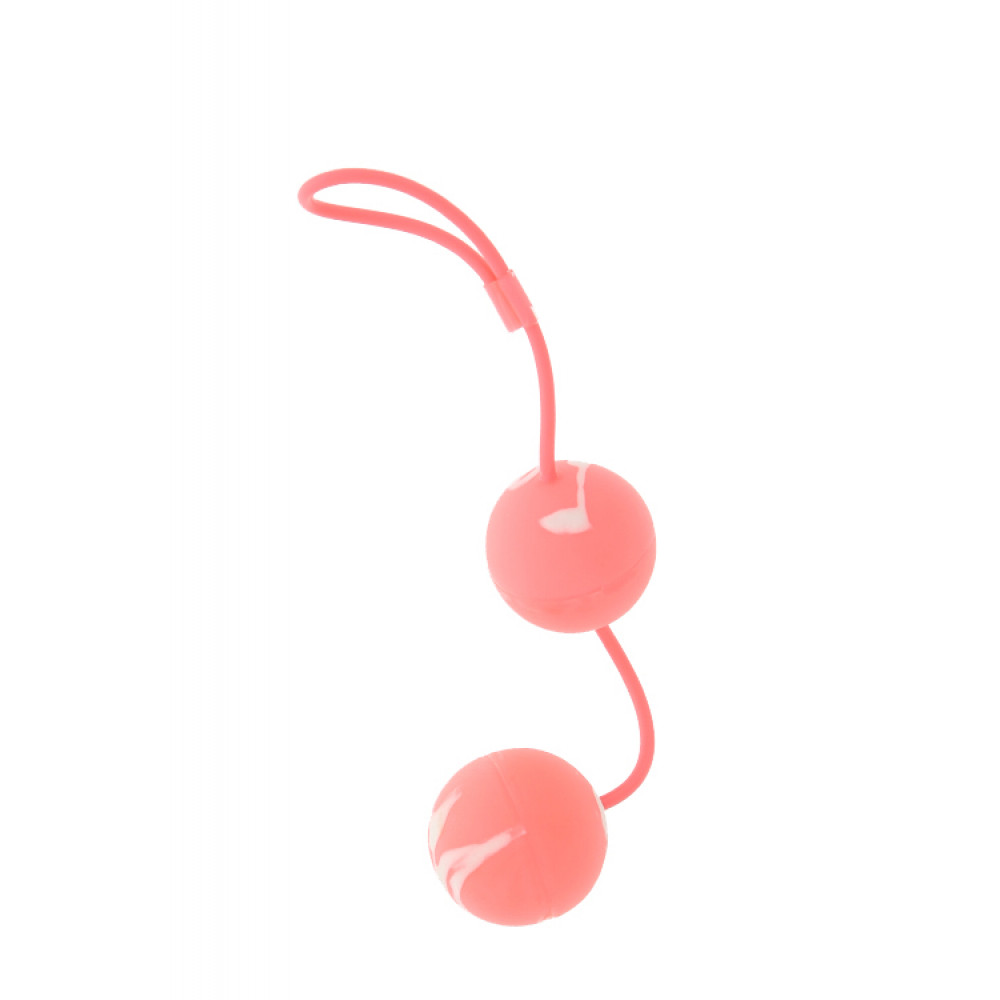 Вагинальные шарики - Вагинальные шарики Marbelized DUO BALLS,PINK