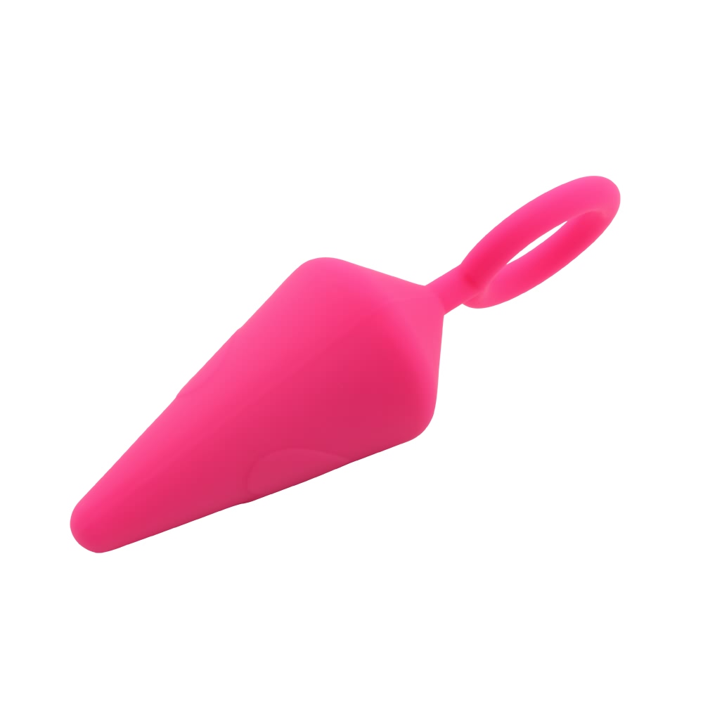 Секс игрушки - Анальная пробка Candy Plug L Рожевий 13.2 х 4 см 1