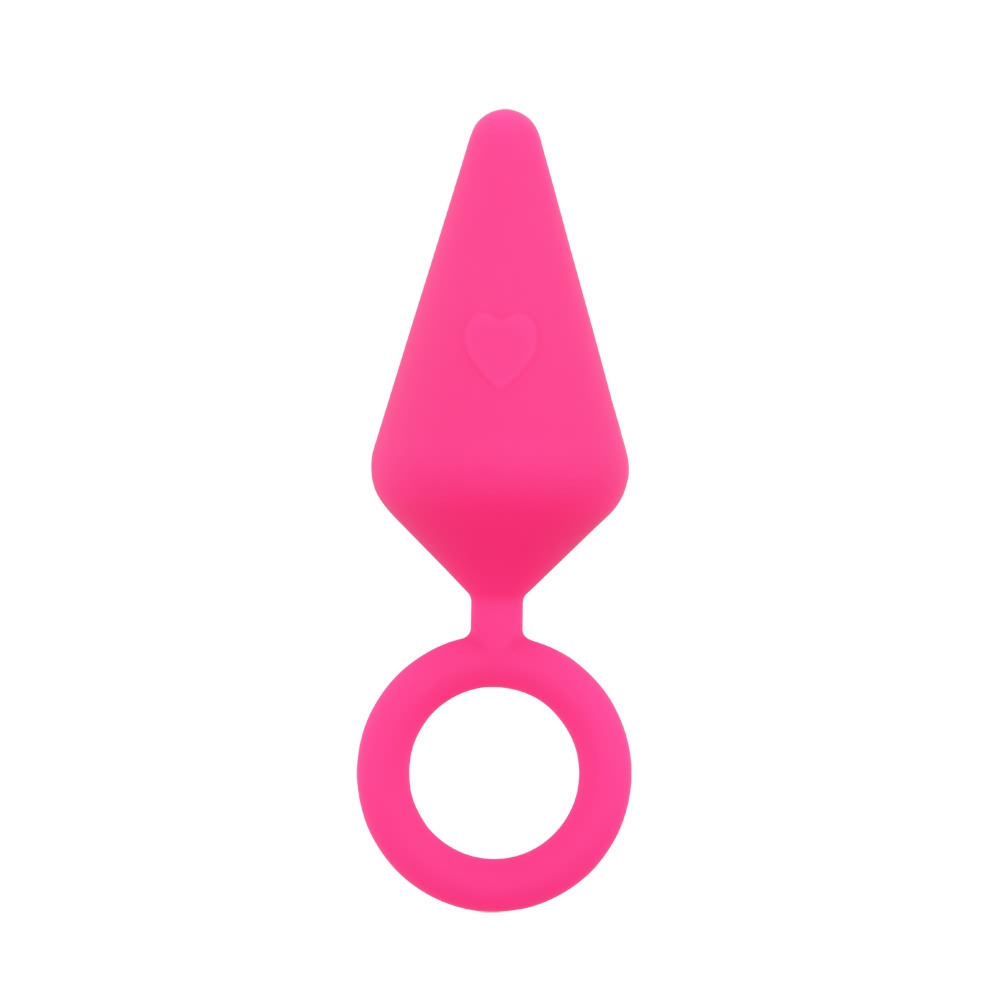 Секс игрушки - Анальная пробка Candy Plug L Рожевий 13.2 х 4 см