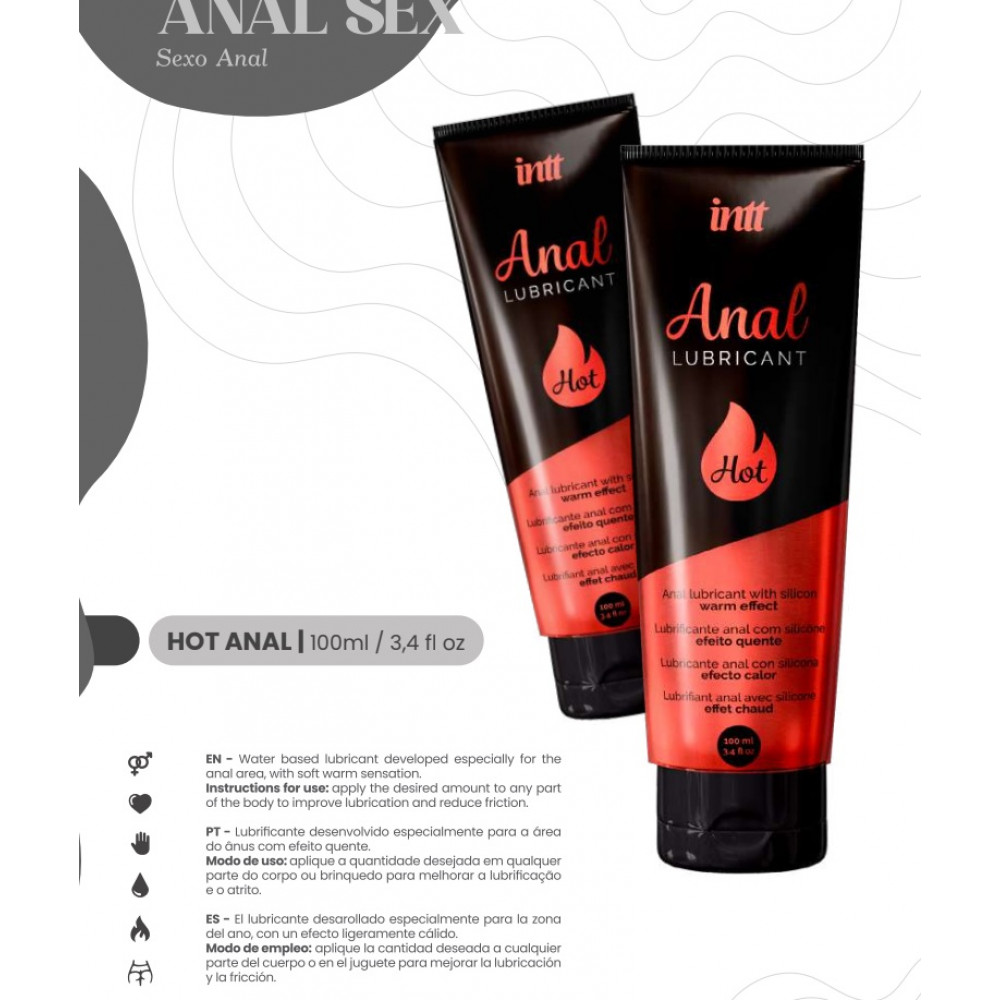- Лубрикант анальний Intt Anal Lubricant з ефектом розігріву, 100 мл 1