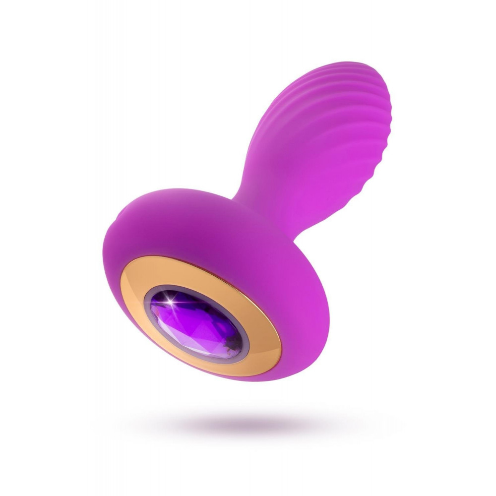 - Анальний вібратор зі стразом Blush Oh My Gem Charm Amethyst колір фуксія 1