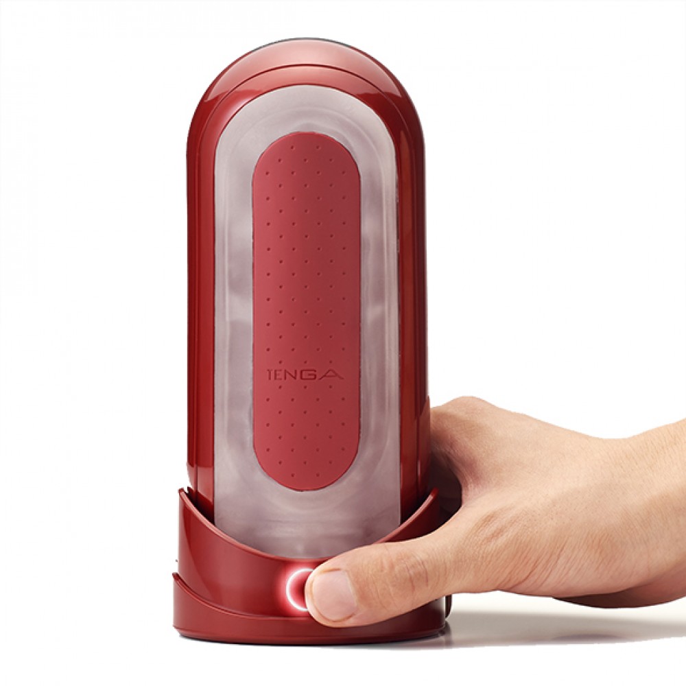 - Эксклюзивный набор Мастурбатор с нагревом FLIP 0(ZERO) RED & WARMER SET 1