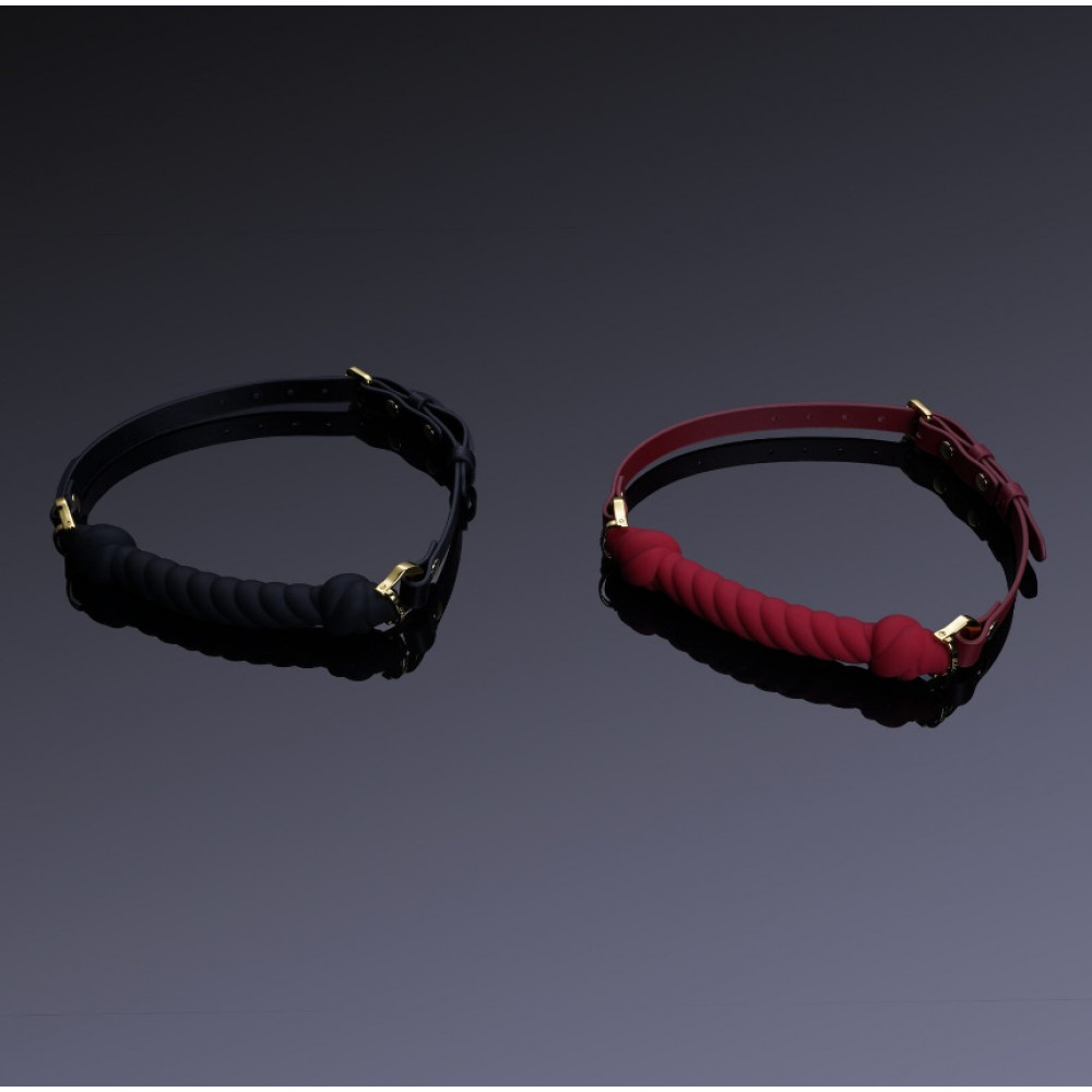 Різне - Кляп у формі джгута UPKO Desire for Mouth Bondage Collection, чорний 3