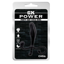 Массажер простаты Chisa GK Power Party Hat Cock Ring Black
