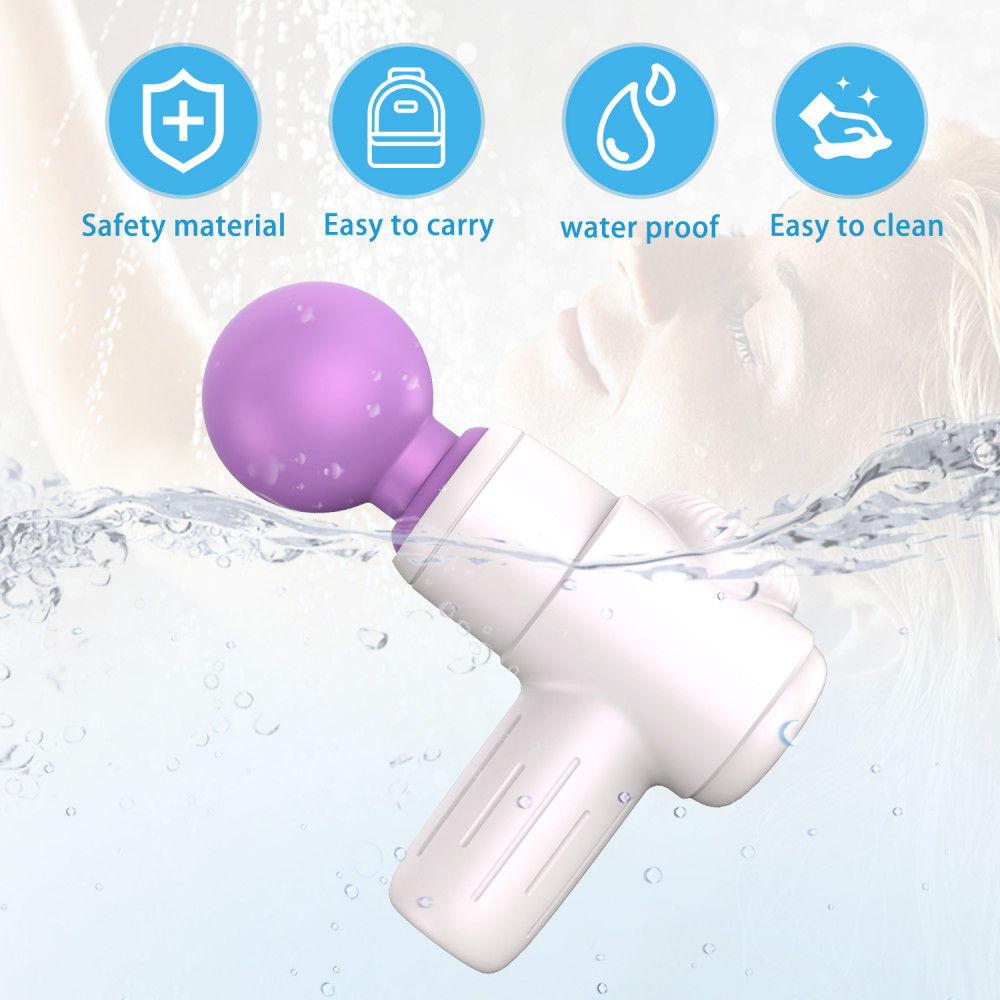 Різне - Міні-масажер Every Night Toys Candice біло-фіолетовий, 10 режимів вібрації 3