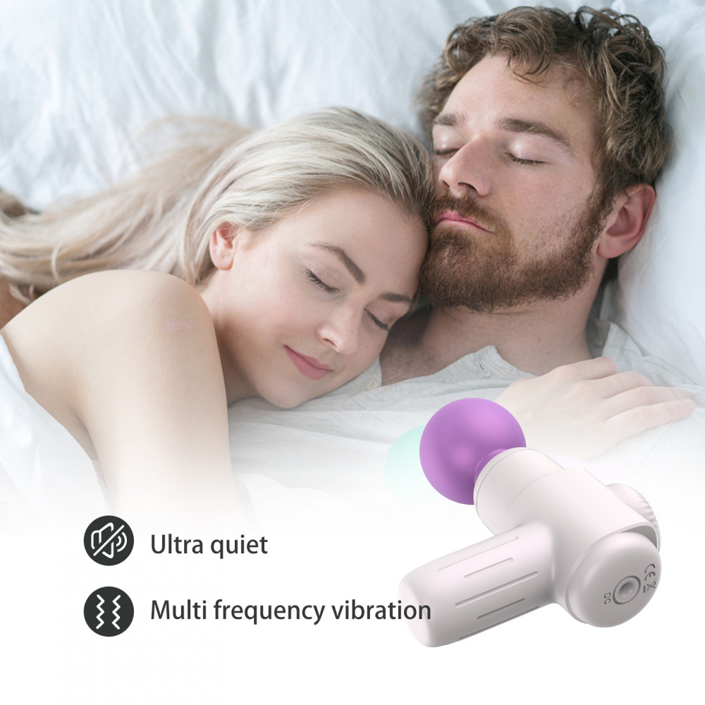 Різне - Міні-масажер Every Night Toys Candice біло-фіолетовий, 10 режимів вібрації 1