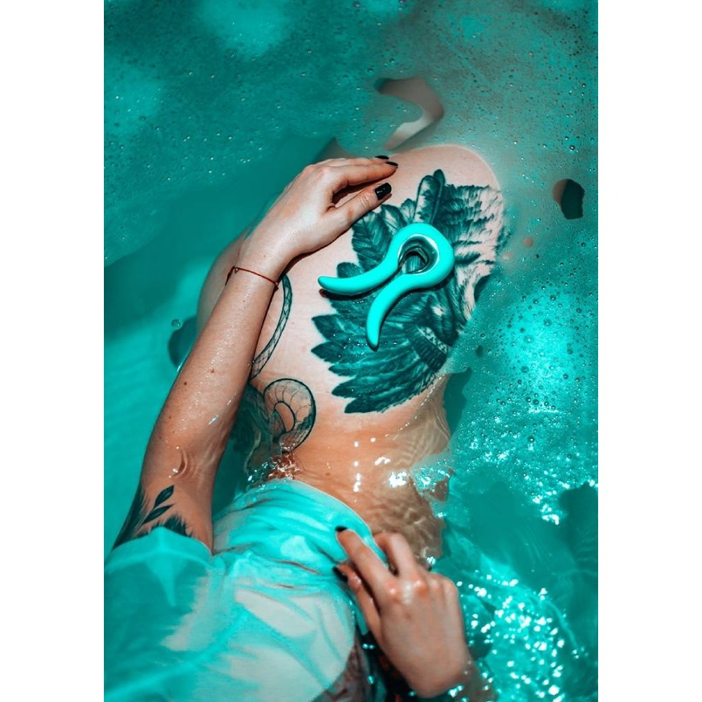 Різне - Міні-вібратор нереалістичний Gvibe Tiffany для вагіни, клітора та анальної зони, м'ятний, 10.5 х 2 см 2