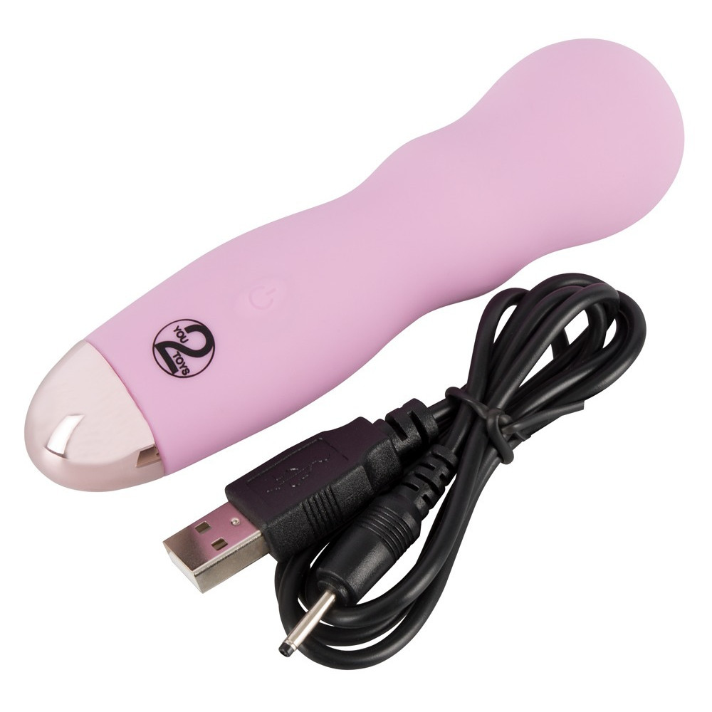 Секс игрушки - Мини-вибратор волнистый You2Toys Cuties, розовый 3