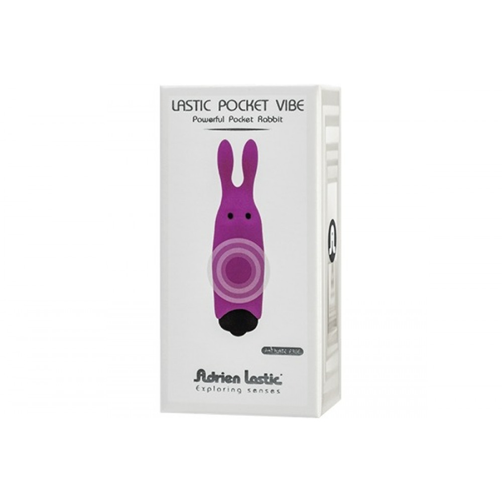 Секс игрушки - Минивибратор Adrien Lastic Pocket Vibe Rabbit Purple 2