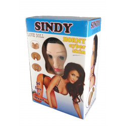 Надувная кукла BOYS of TOYS - SINDY 3D с вставкой из киберкожи и вибростимуляцией, BS2600020