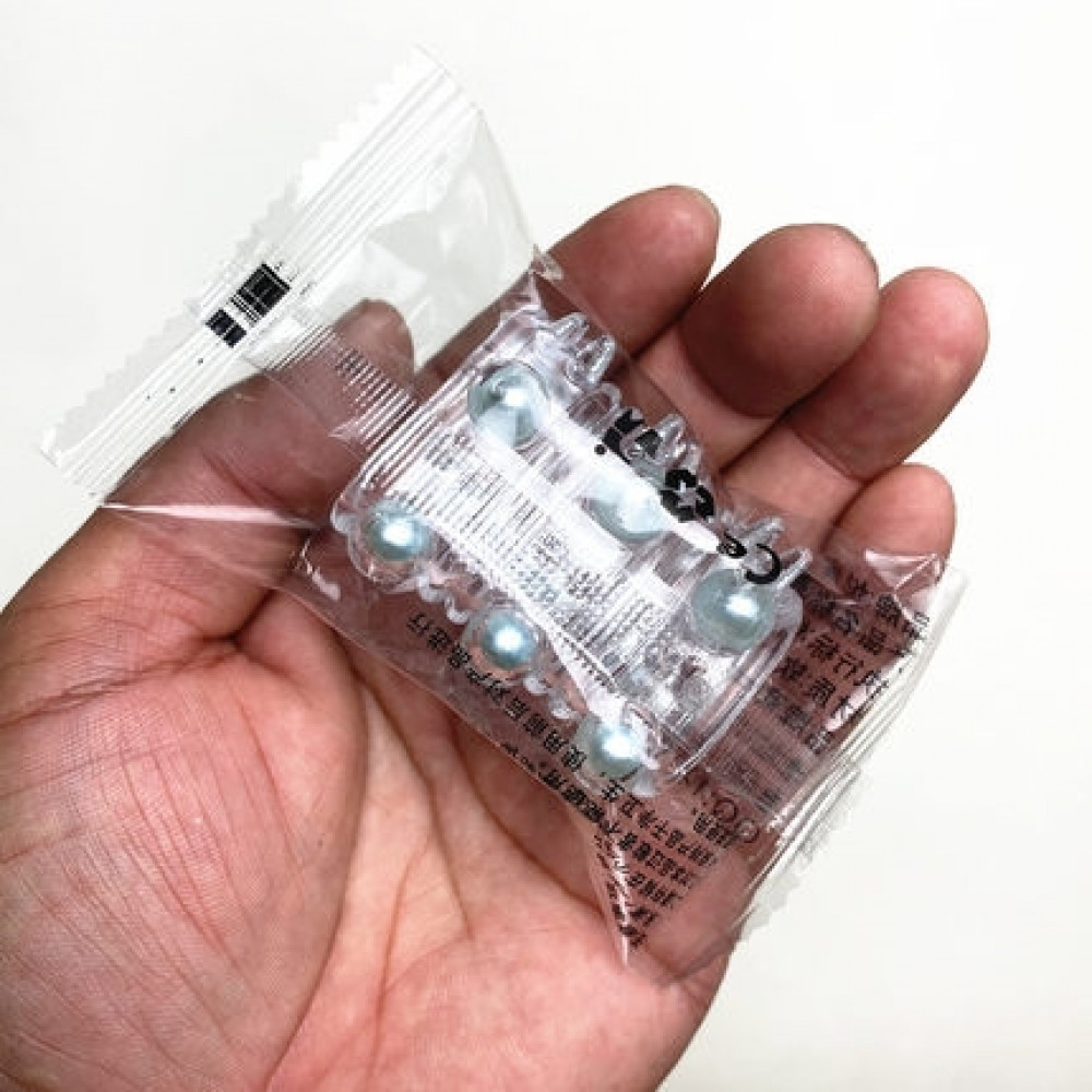 Разное - Насадка стимулирующая AR028-02 Grey, ( 1 шт ) 3