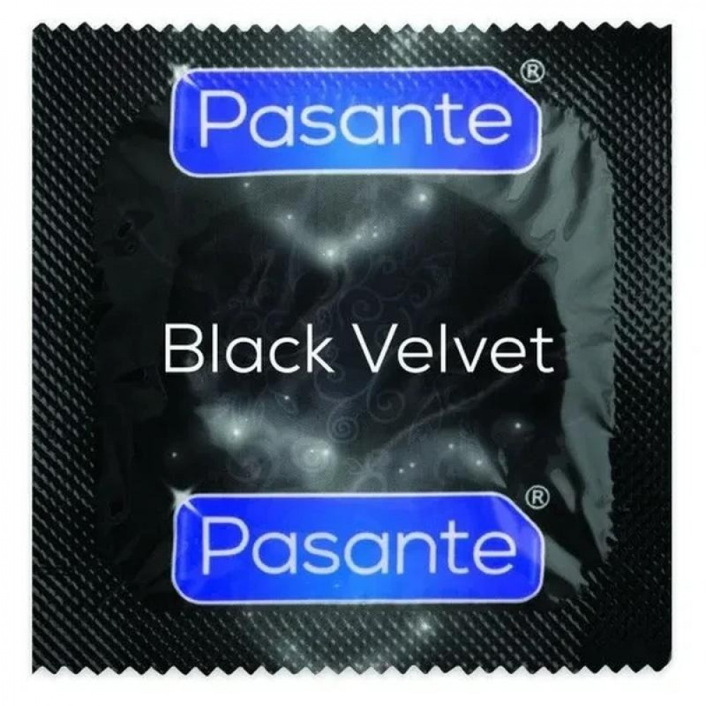 Презервативы - Презервативы Pasante Black Velvet condoms.56мм, за 6 шт