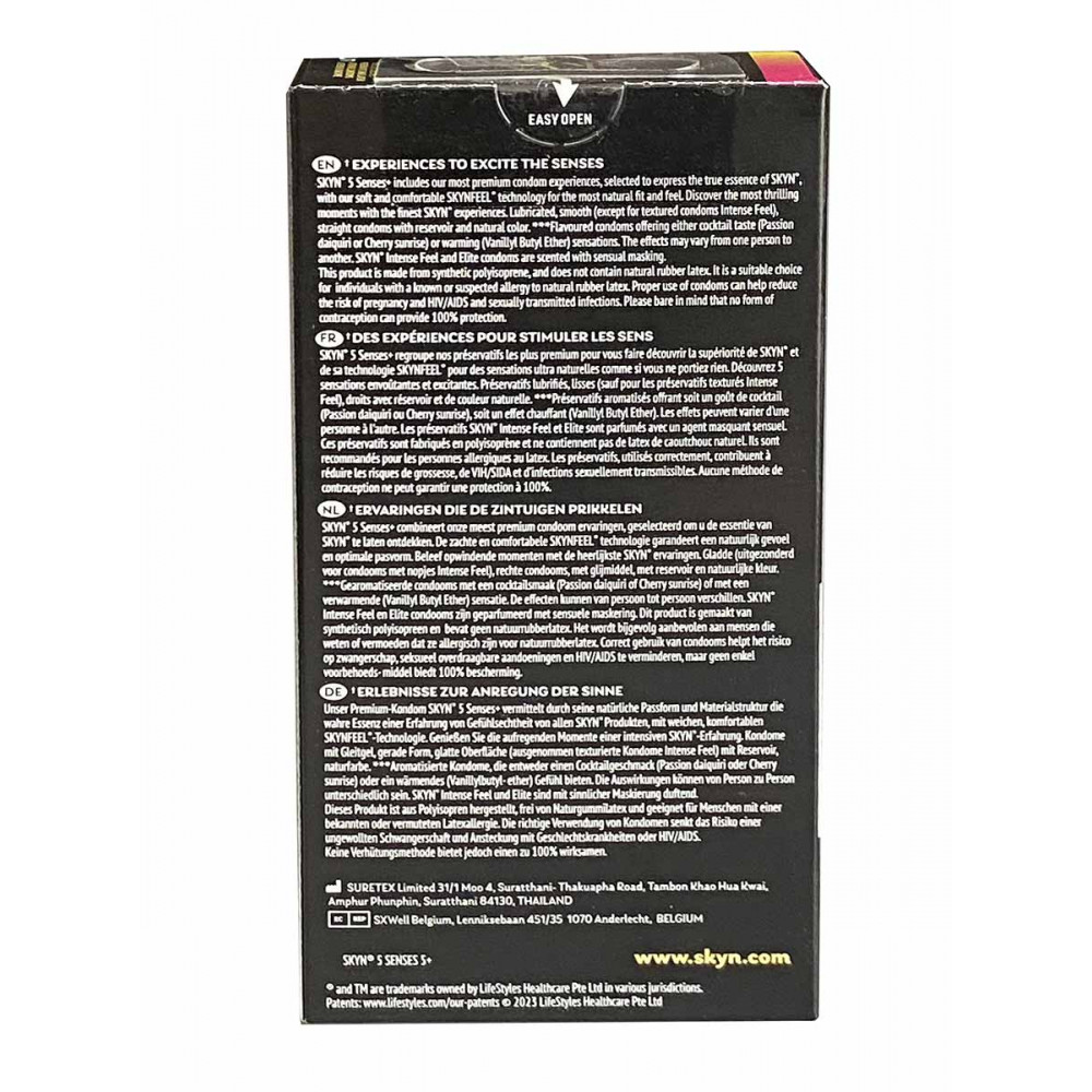Презервативы - Презервативы SKYN 5 Senses+, 5 шт 2