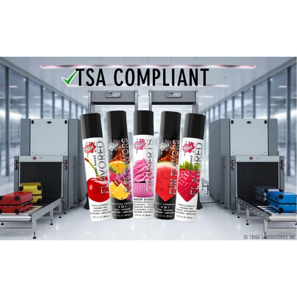  - Розігріваючий їстівний лубрикант 4 в 1 Wet Fun полуниця 30 мл 6