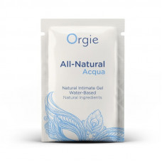 САШЕТ/Лубрикант на водной основе Orgie ALL-NATURAL Acqua гладкий и шелковистый, 2 мл