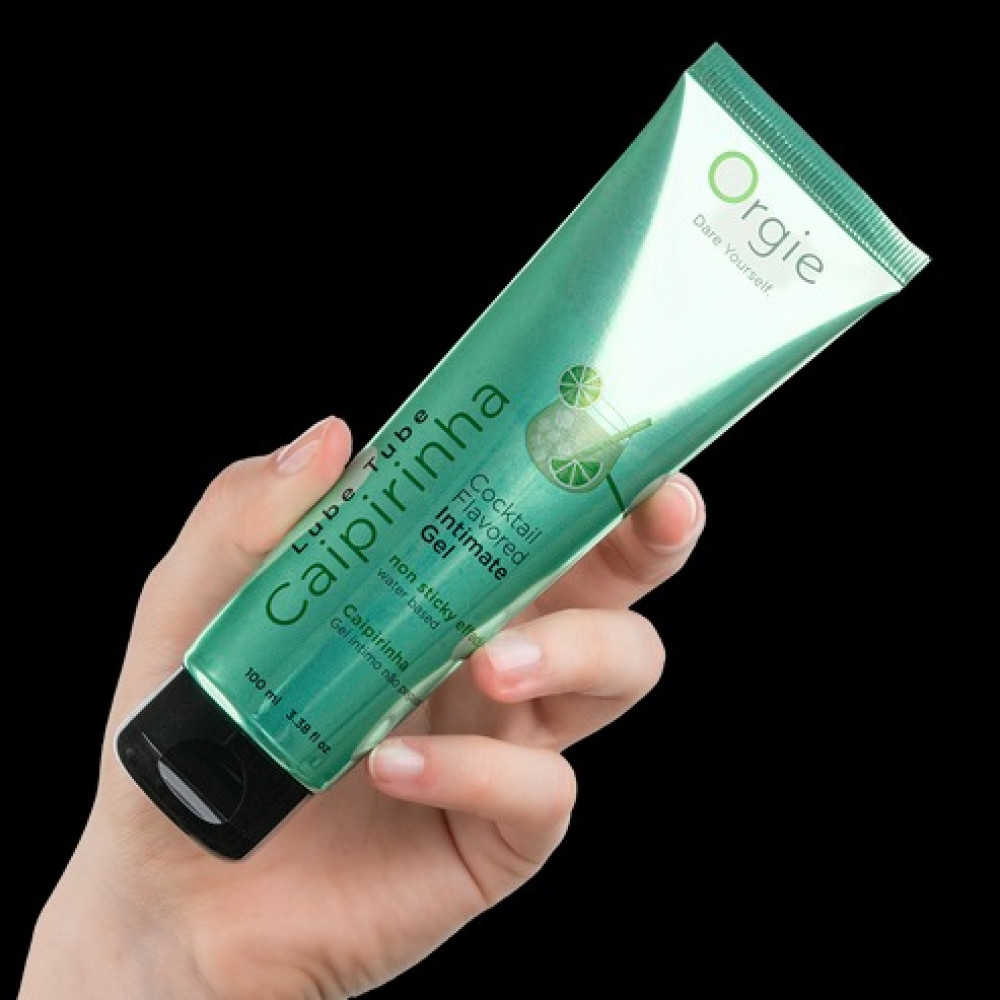 Разное - Съедобный лубрикант коктейль КАЙПРИНЬЯ Orgie Cocktail Flavored на водной основе, 100 мл 3
