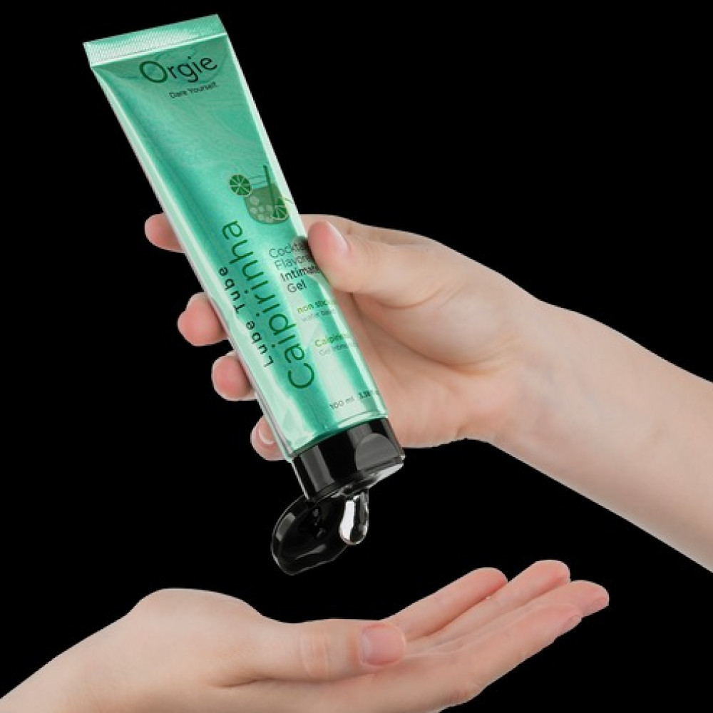 Разное - Съедобный лубрикант коктейль КАЙПРИНЬЯ Orgie Cocktail Flavored на водной основе, 100 мл 2